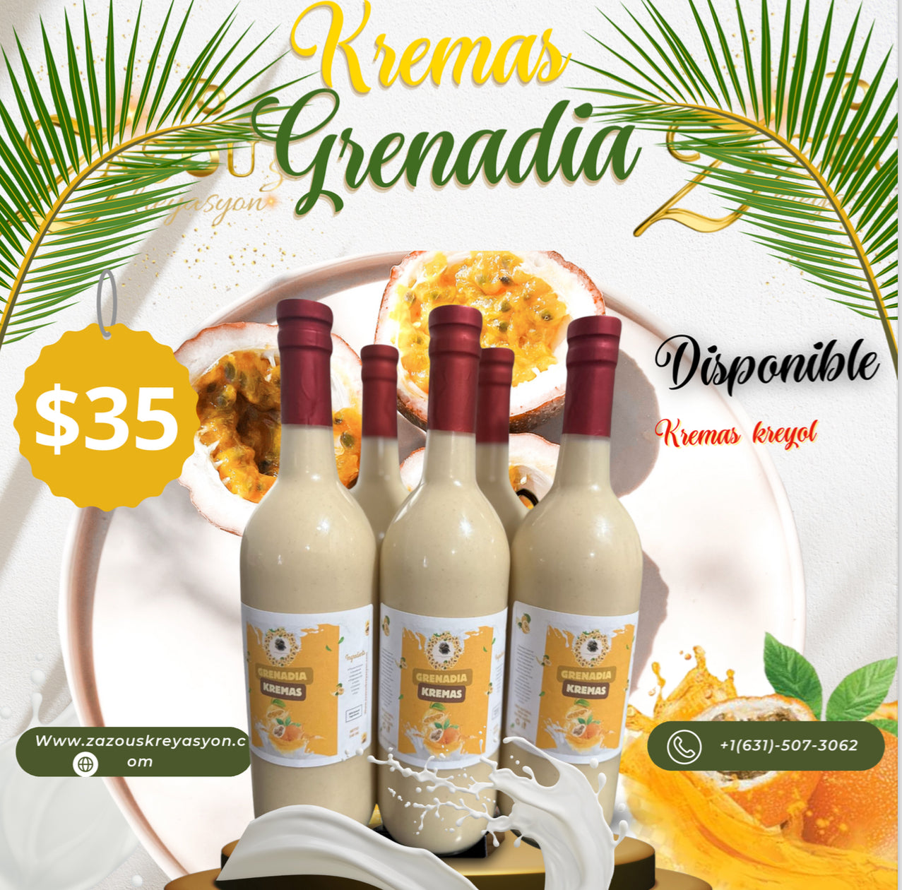 Grenadia ( Passion Fruit) Cremas